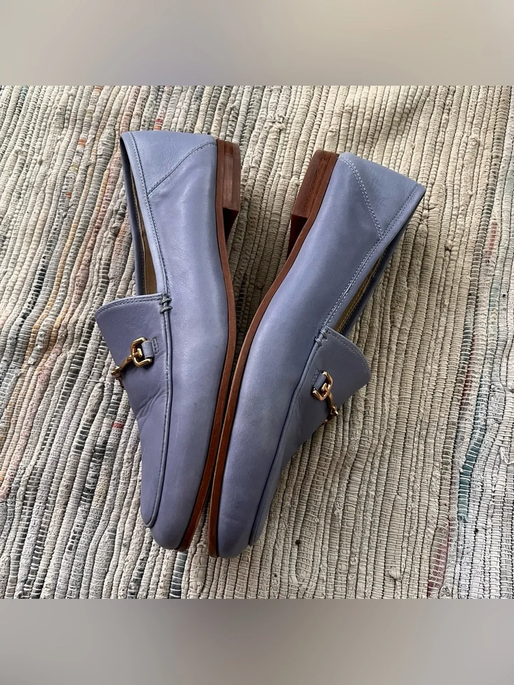 Sam Edelman Loraine Dusty Violet Almond Toe Slip On Fashion Loafers 7.5M